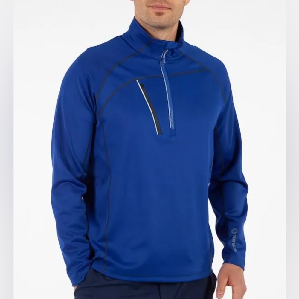 S77009 Men's Alexander SuperliteFX Stretch Thermal Half-Zip Pullover L NWOT